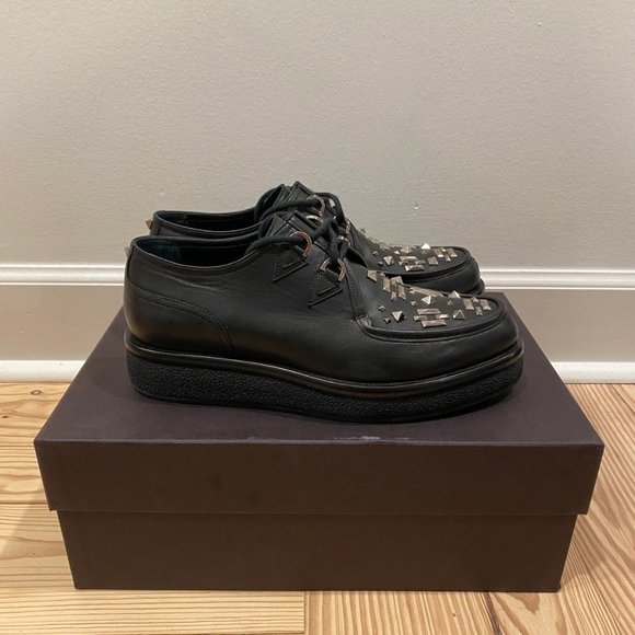 Valentino Black Studded Creepers main image 6